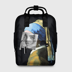 Рюкзак женский Billie Eilish с Сережкой, цвет: 3D-принт