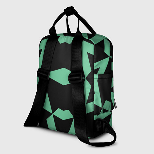 Женский рюкзак Abstract zigzag pattern / 3D-принт – фото 2