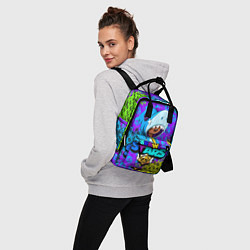 Рюкзак женский BRAWL STARS x LEON, цвет: 3D-принт — фото 2