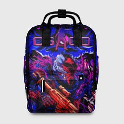 Рюкзак женский CS GO hyper beast IMBAskin, цвет: 3D-принт
