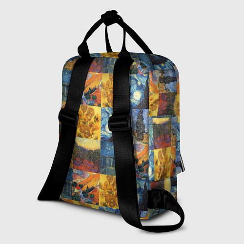 Женский рюкзак Картины Ван Гога / 3D-принт – фото 2