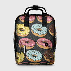 Рюкзак женский Сладкоежка, цвет: 3D-принт