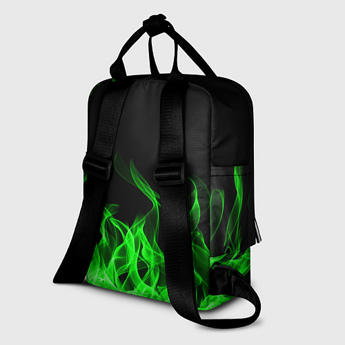 Женский рюкзак MINECRAFT FIRE / 3D-принт – фото 2