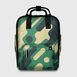 Рюкзак женский Военный камуфляж, цвет: 3D-принт