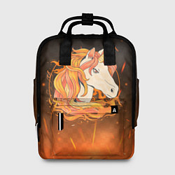 Женский рюкзак Огненный единорог