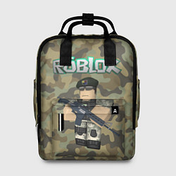Рюкзак женский Roblox 23 February Camouflage, цвет: 3D-принт