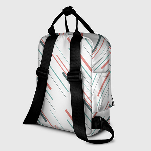 Женский рюкзак Геометрический стиль / 3D-принт – фото 2