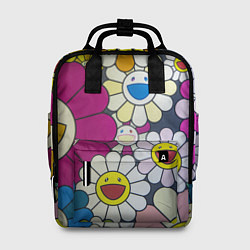Рюкзак женский Цветы Ромашки, цвет: 3D-принт