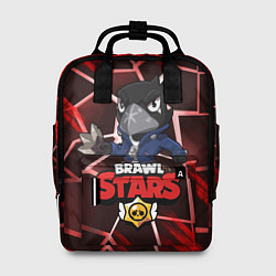 Рюкзак женский BRAWL STARS CROW, цвет: 3D-принт