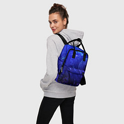 Рюкзак женский СИНИЙ КОСМОС, цвет: 3D-принт — фото 2