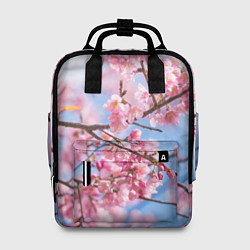Рюкзак женский Ветки Сакуры, цвет: 3D-принт