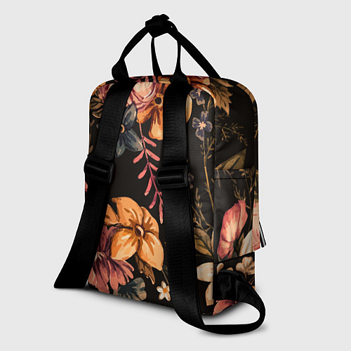 Женский рюкзак Цветы / 3D-принт – фото 2