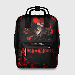Рюкзак женский Черный Клевер Черный Бык 8, цвет: 3D-принт