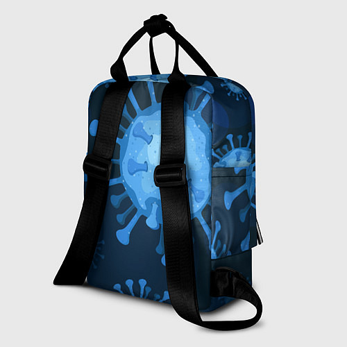 Женский рюкзак Сorona virus infection / 3D-принт – фото 2