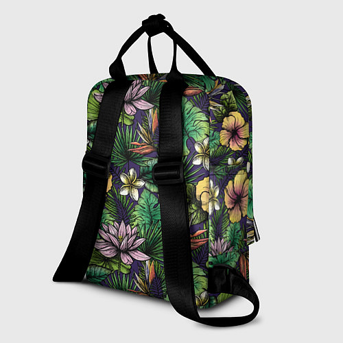 Женский рюкзак Летние цветы / 3D-принт – фото 2