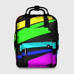 Рюкзак женский НЕОНОВЫЕ КРАСКИ, цвет: 3D-принт