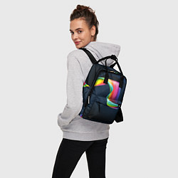 Рюкзак женский OPTICAL ABSTRACT, цвет: 3D-принт — фото 2