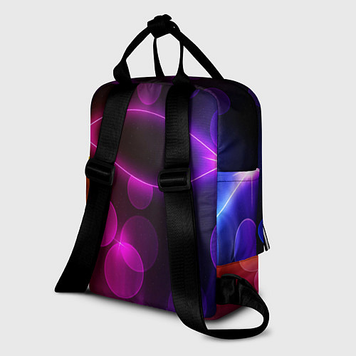 Женский рюкзак БОКЕ НЕОН / 3D-принт – фото 2