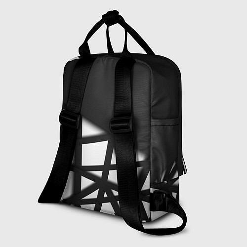 Женский рюкзак BLACK GEOMETRY / 3D-принт – фото 2