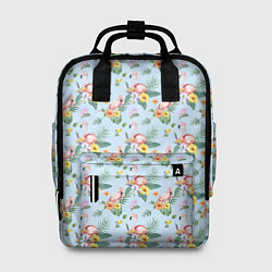 Рюкзак женский ФЛАМИНГО, цвет: 3D-принт