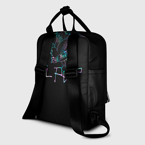 Женский рюкзак Lil Peep / 3D-принт – фото 2