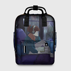 Рюкзак женский СИЖУ ДОМА, цвет: 3D-принт