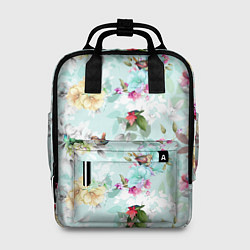 Рюкзак женский Весенние цветы, цвет: 3D-принт