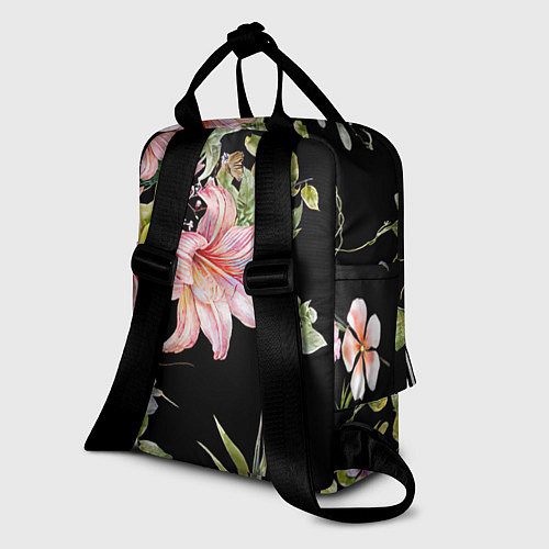 Женский рюкзак Букет лилий / 3D-принт – фото 2