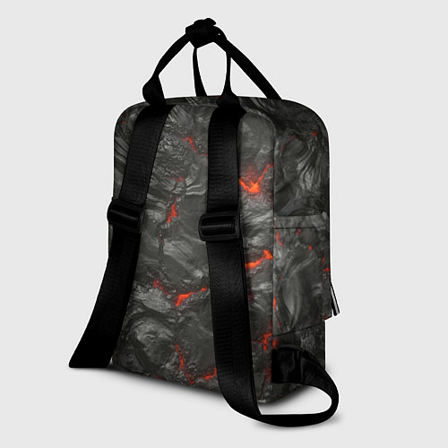 Женский рюкзак Застывшая лава / 3D-принт – фото 2
