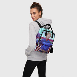Рюкзак женский КАПИТАН ТРАМП, цвет: 3D-принт — фото 2