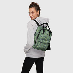Рюкзак женский Зеленый бамбук, цвет: 3D-принт — фото 2