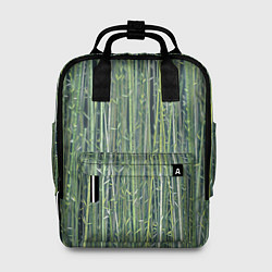 Рюкзак женский Зеленый бамбук, цвет: 3D-принт