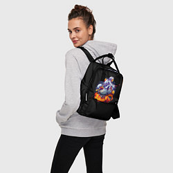 Рюкзак женский COSMO ROCKET, цвет: 3D-принт — фото 2