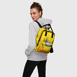 Рюкзак женский AMONG US YELLOW, цвет: 3D-принт — фото 2