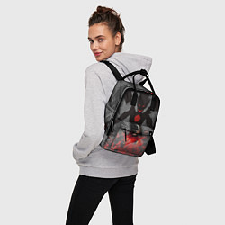 Рюкзак женский Черный клевер, цвет: 3D-принт — фото 2