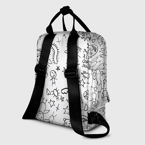 Женский рюкзак DIE ANTWOORD / 3D-принт – фото 2