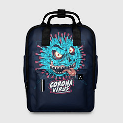 Рюкзак женский CoronaMonster, цвет: 3D-принт