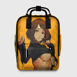 Рюкзак женский Uraraka Ahegao Урарака, цвет: 3D-принт
