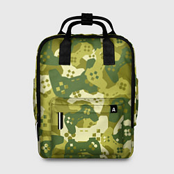 Рюкзак женский Гейм милитари, цвет: 3D-принт