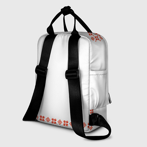 Женский рюкзак Белорусская вышиванка / 3D-принт – фото 2