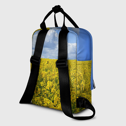 Женский рюкзак Желтый цвет весны / 3D-принт – фото 2