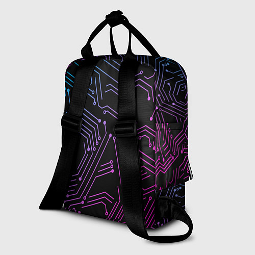 Женский рюкзак Motherboard Материнская плата / 3D-принт – фото 2