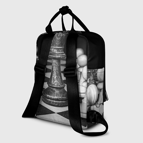 Женский рюкзак Шахматы / 3D-принт – фото 2