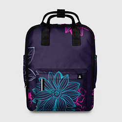 Рюкзак женский Красочные Цветы, цвет: 3D-принт