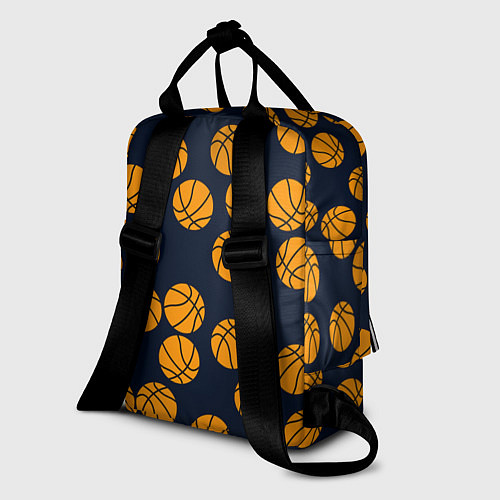 Женский рюкзак Баскетбольные мячи / 3D-принт – фото 2