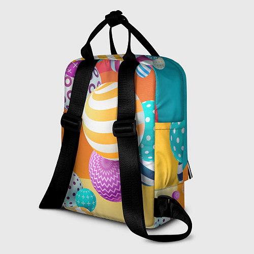 Женский рюкзак Мячики / 3D-принт – фото 2