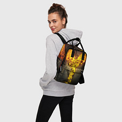 Рюкзак женский Неоновая внутренность 3D, цвет: 3D-принт — фото 2