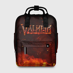 Женский рюкзак Valheim огненный лого