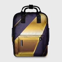Рюкзак женский 3D luxury золото, цвет: 3D-принт