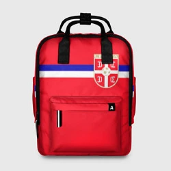 Рюкзак женский Сборная Сербии, цвет: 3D-принт
